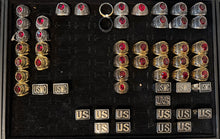 Load image into Gallery viewer, 2,100 piece Jewelry Lot (many rings) Military, Wedding, Marines, Navy