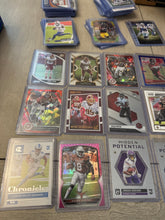 Load image into Gallery viewer, 50,000 Mixed Sports Cards: NFL, NBA, MLB, NHL (rookies,  Draft Picks, Panini, Prizms, Holos)