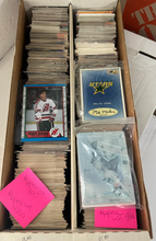 Load image into Gallery viewer, 1,000 BULK Hockey Cards. 70's 80's 90's 2000's