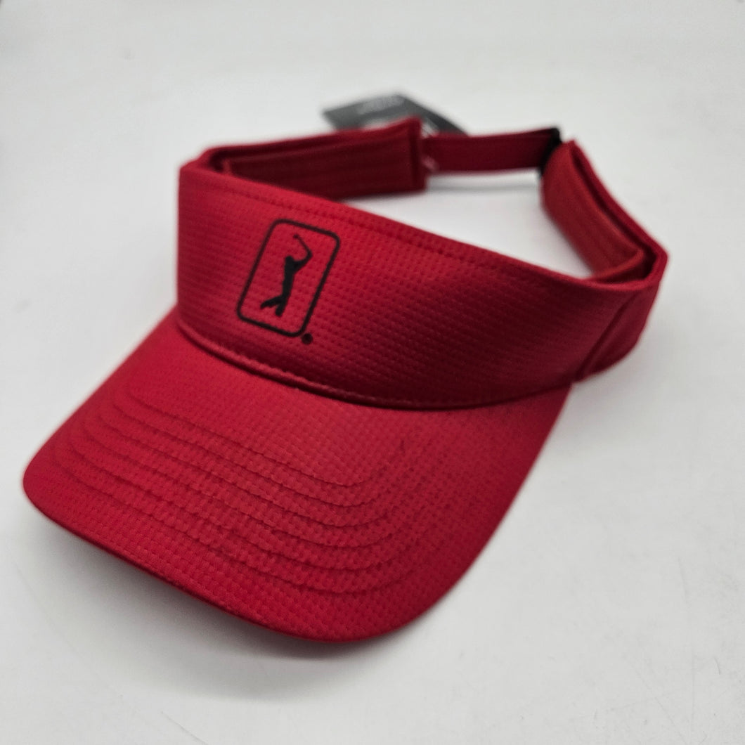 Lot of 48 red PGA golf visors BRAND NEW