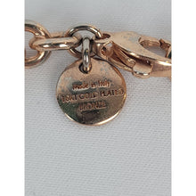 Load image into Gallery viewer, Vintage Bella Diva 18kt Rose Gold Plated Bronze Roman Coin Charm Bracelet