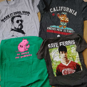 Lot of 30 Graphic T-Shirts, Marvel, AC/DC, Star Wars & More