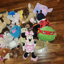 Load image into Gallery viewer, Mixed Plush Lot Bulk Stuffed Animal Lovey Toy Reseller Various Lot 8 30+ Pieces