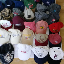 Load image into Gallery viewer, 70 Baseball and Trucker Hats (Golf, NRS, Vacation, Sports Misc)