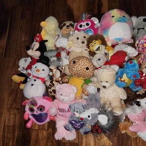 Mixed Plush Lot Bulk Stuffed Animal Lovey Toy Reseller Various Lot 3 30+ Pieces