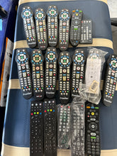 Load image into Gallery viewer, Lot of 100 Remote controls WITH BACKS Mixed