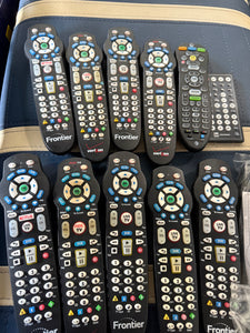 Lot of 100 Remote controls WITH BACKS Mixed