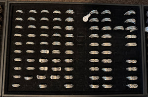 2,100 piece Jewelry Lot (many rings) Military, Wedding, Marines, Navy