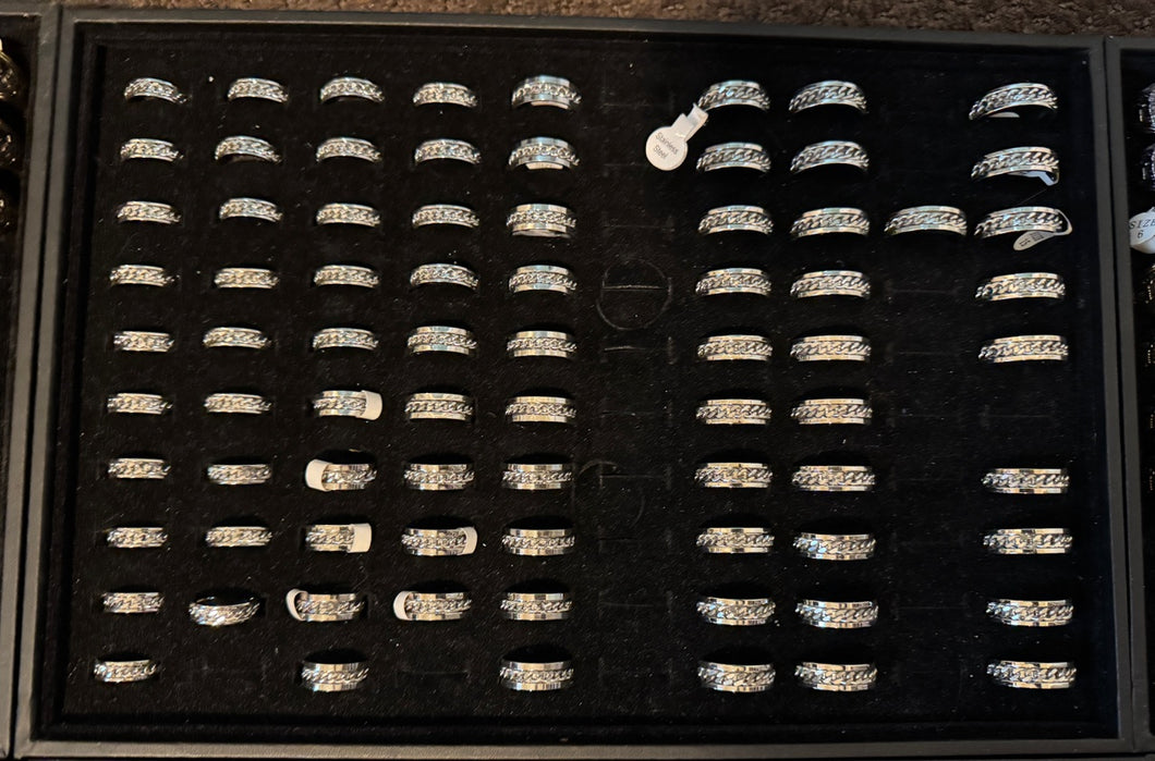 2,100 piece Jewelry Lot (many rings) Military, Wedding, Marines, Navy