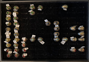 2,100 piece Jewelry Lot (many rings) Military, Wedding, Marines, Navy