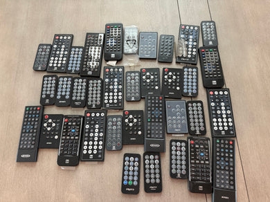 Lot of 1,000+ Remote Controls: Jensen, Axxera, and more