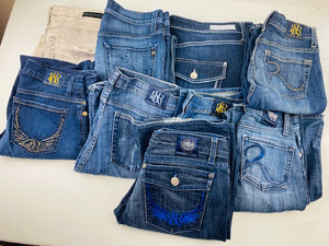 Lot of 9 Rock and Republic Jeans