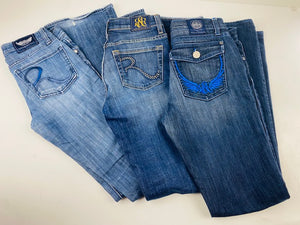 Lot of 9 Rock and Republic Jeans