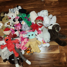 Load image into Gallery viewer, Mixed Plush Lot Bulk Stuffed Animal Lovey Toy Reseller Various Lot 6 30+ Pieces