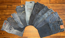 Load image into Gallery viewer, Lot of 100 Jeans &amp; Dress shirts + more (Silver Lucky BKE, Polo)