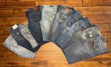 Load image into Gallery viewer, Lot of 100 Jeans &amp; Dress shirts + more (Silver Lucky BKE, Polo)