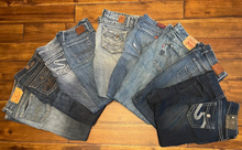 Load image into Gallery viewer, Lot of 100 Jeans &amp; Dress shirts + more (Silver Lucky BKE, Polo)