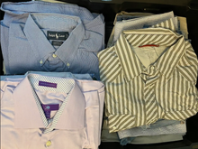 Load image into Gallery viewer, Lot of 100 Jeans &amp; Dress shirts + more (Silver Lucky BKE, Polo)