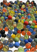 Load image into Gallery viewer, Lot of 1,050 Vintage Glass Marbles