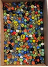Load image into Gallery viewer, Lot of 1,050 Vintage Glass Marbles