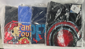 Lot 41 BRAND NEW Shirts, Marvel, NRA, American Flag and more