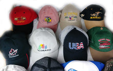 Load image into Gallery viewer, 23 Destination/Vacation Baseball Hats, Jager, Yellowstone &amp; more.
