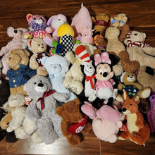 Load image into Gallery viewer, Mixed Plush Lot Bulk Stuffed Animal Lovey Toy Reseller Various Lot 1 30+ Pieces