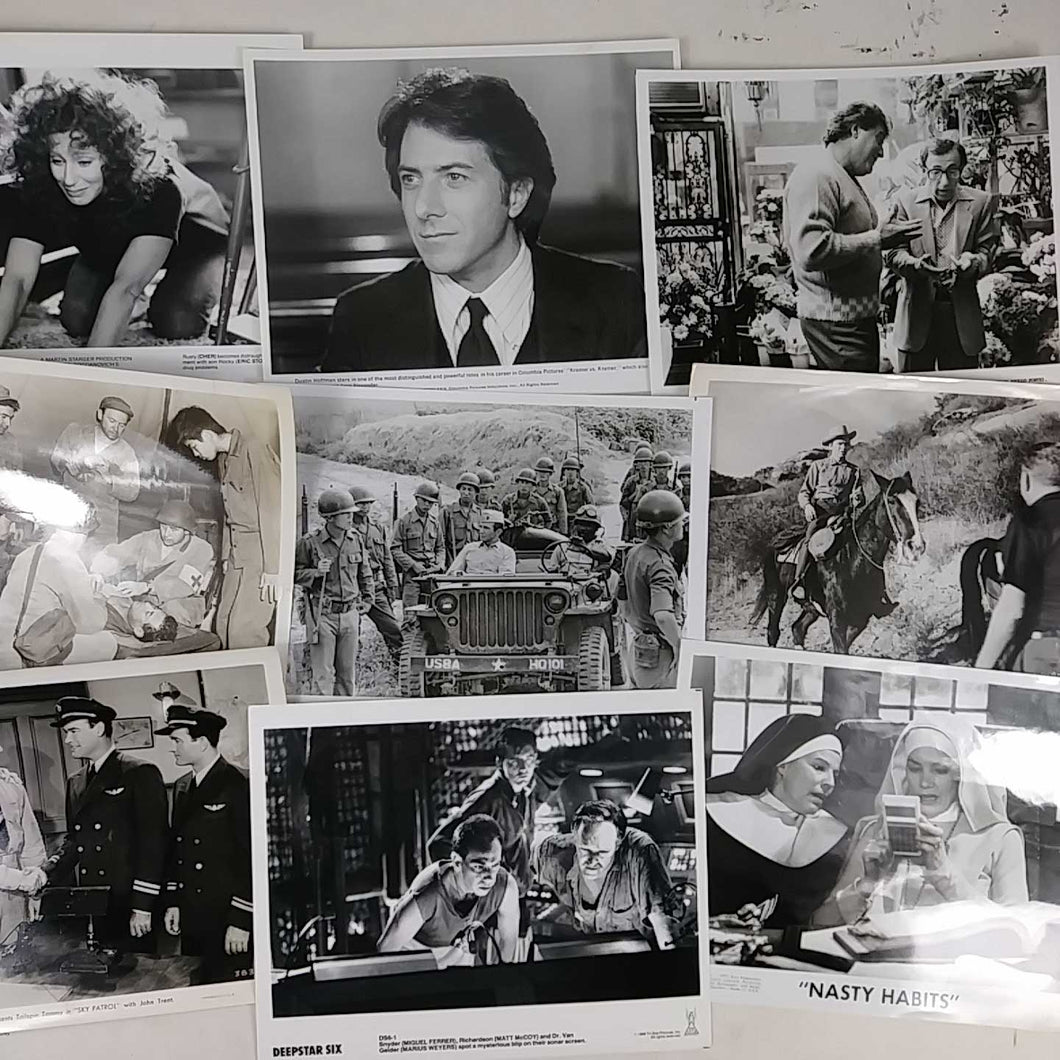 75 B&W Lobby Cards/Press Kit Photos 8 x 10