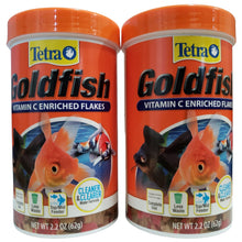 Load image into Gallery viewer, Lot of 60 Tetra Goldfish Vitamin C Goldfish Enriched Flakes 2.2 oz