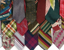 Load image into Gallery viewer, 60 Vintage Ties Silk, Polyester, Wool, 40 brands, Cassini, Stafford, Atkinson, Wembley (#3)